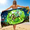 1Pc Space Adventure Friends Beach Towel Quick Dry Multiuse For Beach Pool Gym Yoga Home Travel Christmas Halloween Xmas Gift L1263