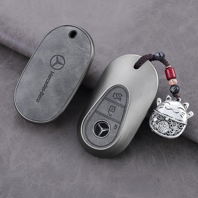 PZQ2   Fashion Car Remote Key Case Cover Shell For Mercedes Benz A C E S G Class GLC CLE CLA GLB GLS W177 W205 W213 W222 X167 AMG