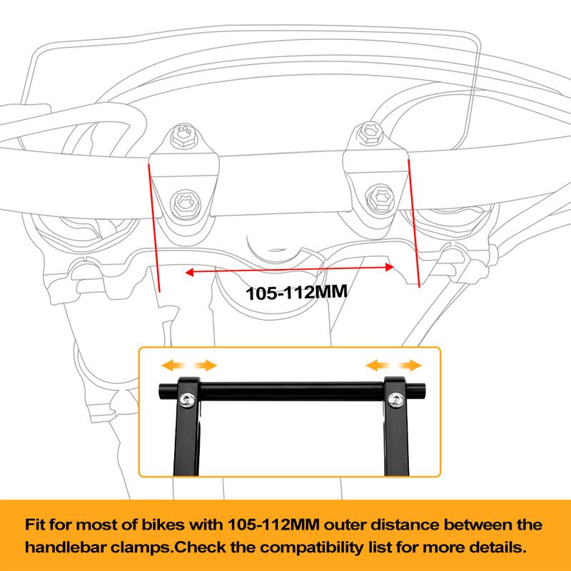 GPS Navigator Mount Bracket Holder for F2R Laba7 Roadbook Mount Arms Kit for Beta 125 150 200 250 300 350 400 430 RR 2015-2023