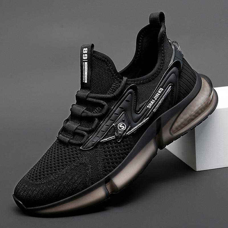 

Летние кроссовки для бега, мужские кроссовки, повседневная спортивная обувь, легкие мужские кроссовки для ходьбы, дышащая мужская обувь, мужские кроссовки 38 чёрный