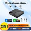 NEW 2in1 Wired to Wireless CarPlay Android Auto Adapter for OEM Car Stereo With USB Plug and Play