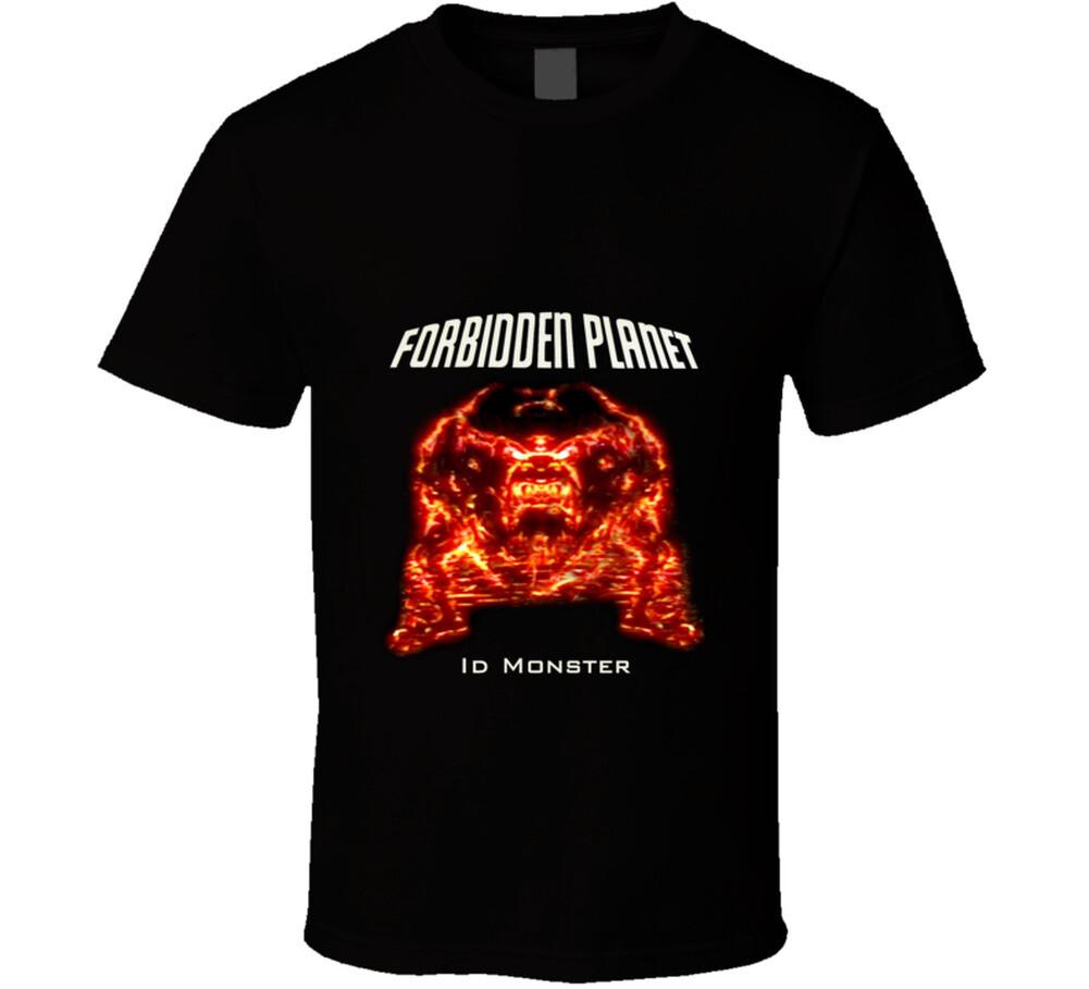 Forbidden Planet ID Monster Science Fiction Film T Shirt Mens Womens Tees Top 2XL