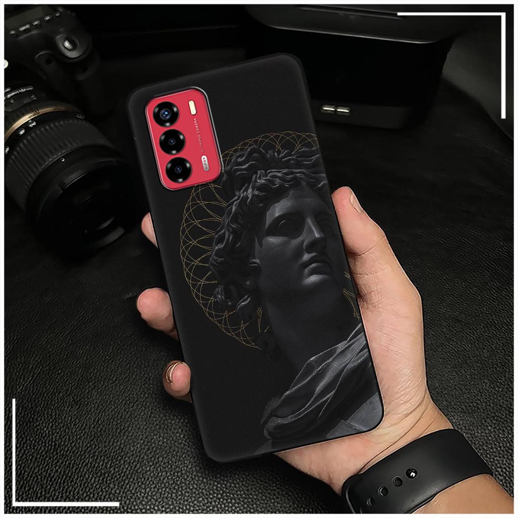 Handytasche Komplettschutz Handyhülle Für ZTE Blade V40 Vita/A72 TPU Schmutzabweisend Wasserdicht Modisches Design Rückseite Niedlich