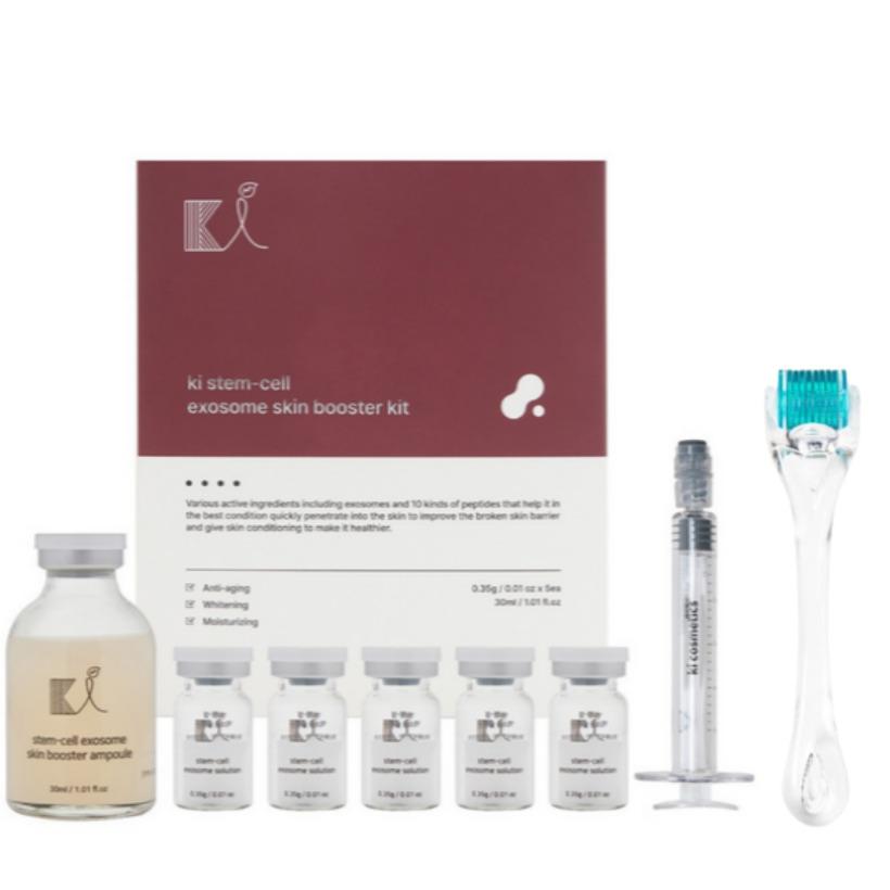 

Набір ампул з екзосомами KI / Освітлення шкіри, PDRN, MTS, Проти зморшок, Стовбурові клітини(+Ролик)