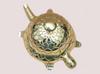 Brass Desk Bell | Tortoise Bell | Unique Desk Bell | Calling Bell Table Top Bell | Tortoise Bell | Turtle Design Bell | Service Table Bell