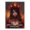 Anime Characters Coloring Book for Adults Teens Skull Woman Coloring Book DIY Stress Relief Art Book