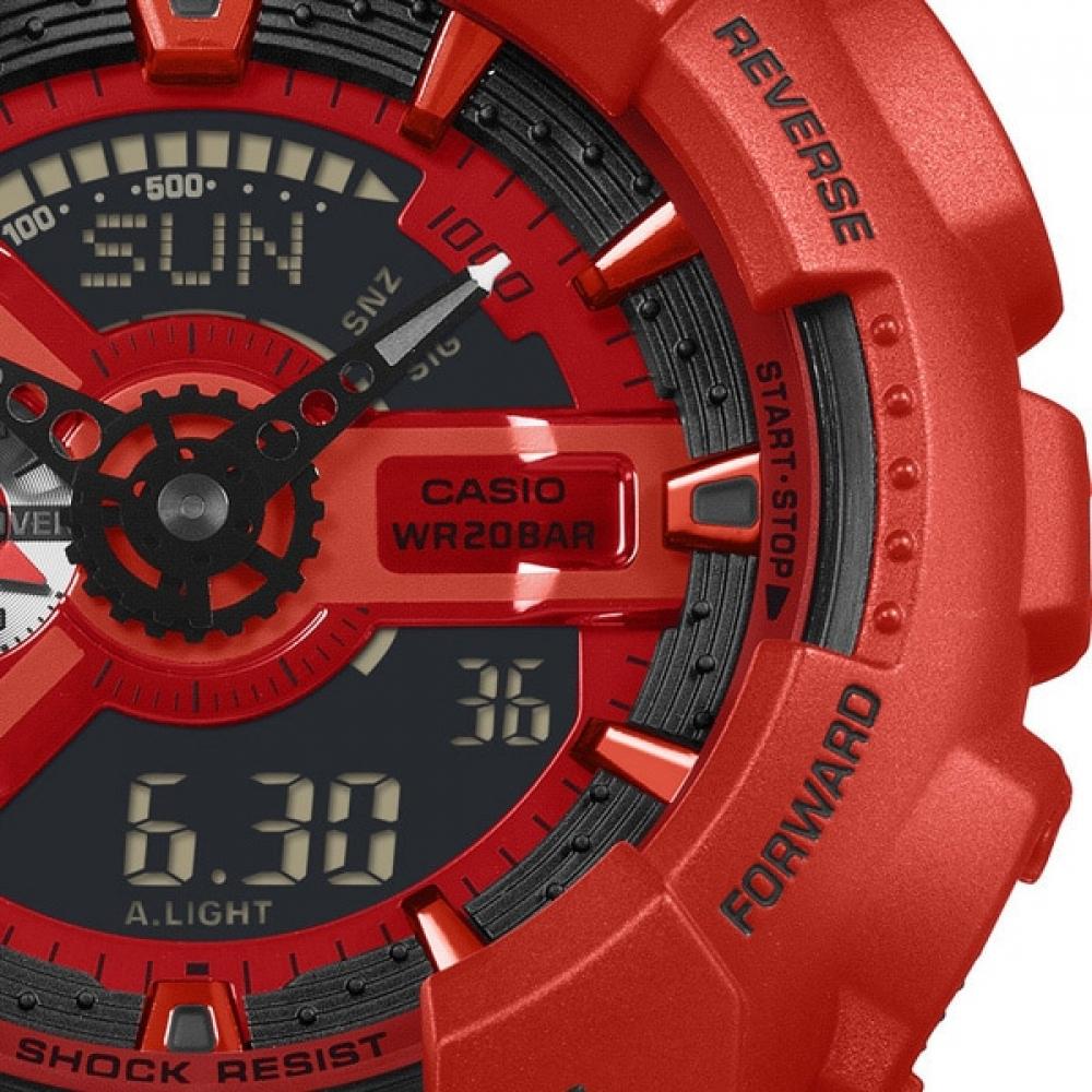 Casio G Shock G Shock Iconic Red Series Ga 110rrb 4ajf