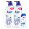 Head & Shoulders Perfume Fresh Shampoo 800ml X 2p + Deep Clean Shampoo 90ml X 1p Set, 800ml X 2 Pads