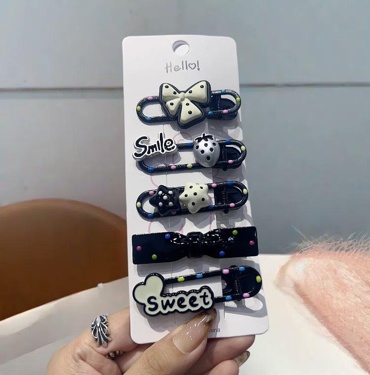 Children'S Hairpin Bag Cloth, Duck Bill Clip Cloth, Bow Root, Princess Hairpin, Cute Little Flower Girl Hair Accessories