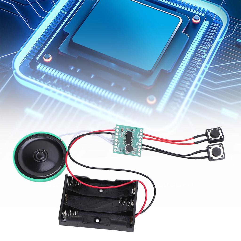 Greeting Card Voice Module 30 Seconds Single Play 4.5V   Battery Powered Clr Sound Card Recordable Voice Chip