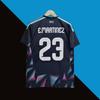 E.MARTINEZ 23 Argentinië Doelman Voetbalshirt Heren Korte Mouw Voetbal T-shirt Trainingsuniform Fan Top Passend bij Familie