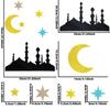 Ramadan Decoration 2026 Eid Mubarak Muslim Wall Paper Decorations Islamic Festival Decoration Ramadan Home Party DIY Supplies