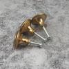 15pcs/8pcs Golden Metal Cabinet Drawer Pulls - Drag-Pull Mechanism Single Hole Knobs for Dressers, Wardrobes, Furniture Hardware