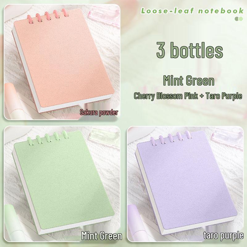 A7 Przezroczysty Minimalistyczny Notatnik Kieszonkowy na Słownictwo - Linia Pozioma, Przenośny i W Podróży