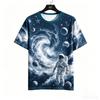 Men's Fashion 3D Printed Men's T-Shirt Round Neck Short Sleeve Trendy Street Wear