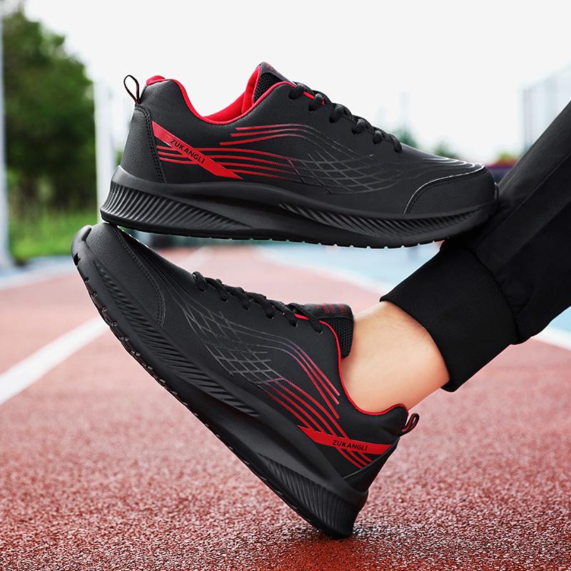 Fashion Men's Running Shoes Full Palm Carbon Plate Sports Shoes Breathable Shock-absorbing Athletics Training Sneaker Mesh Sneaker 38-47