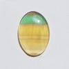 Natural Fluorite Gemstone Cabochon, 70 Cts Fluorite Crystal Oval Shape 40x28 mm