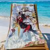 Game G-Genshin I-Impacts S-Sandrones Towel Sports Quick Dry Travel Camping Sandproof Soft Light Large Beach Towel