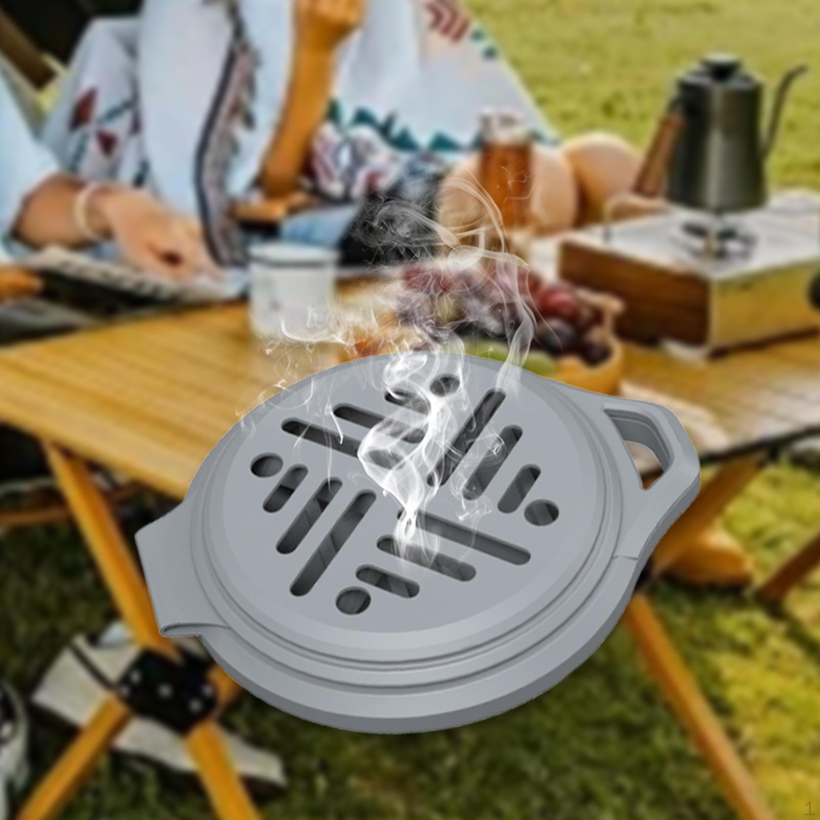 

Чехол для спирали от комаров, силиконовая курильница, держатель для благовоний, для использования на открытом воздухе и в помещении серый