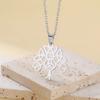 LIKGREAT Celtics Knot Necklace for Women Celtic Tree of Life Pendant Necklaces Stainless Steel Vintage Talisman Jewelry Gifts