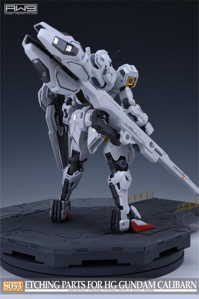 HG 1/144 Gundam Caliburn Modification Detail Up High Quality Stainless Steel Parts with Water Transfer Decal [item]