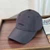 Fashion Hat Simple New Alphabet Quick Drying Baseball Cap Versatile Cap Plain Face Small Soft Top Sunscreen Hat Tide Shade