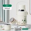 Vanow Lily of the Valley Large-Capacity Thermos Cup for Men and Women, High-Looking 316 Stainless Steel Water Bottle, Outdoor Portable Water Cup