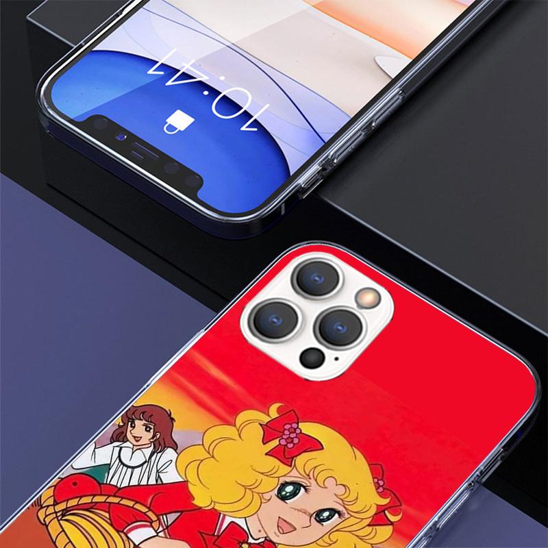 Candy 90s Anime Phone Case For iPhone 17 Air 16 Pro Max 16E 15 + 14 Plus 11 12 13 Mini 7 8 SE Gift Print Cover Fundas 17 Air 16