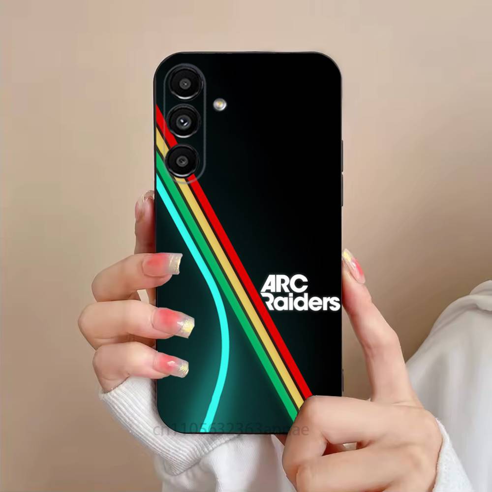 HOT GAME A-ARC Raiders Phone Case For Samsung S25,24,21,22,23,S30,Ultra,S20,Plus,Fe,Lite,Note,S10,S9,Black Soft Shell