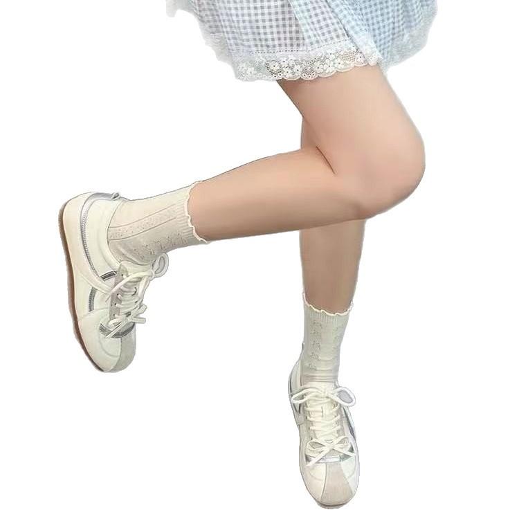 Silver Inner Height Increase Flat Bottom German Training Shoes Women's Shoes 2025 New Autumn and Summer Casual Sports Board Shoes Forrest Gump Shoes