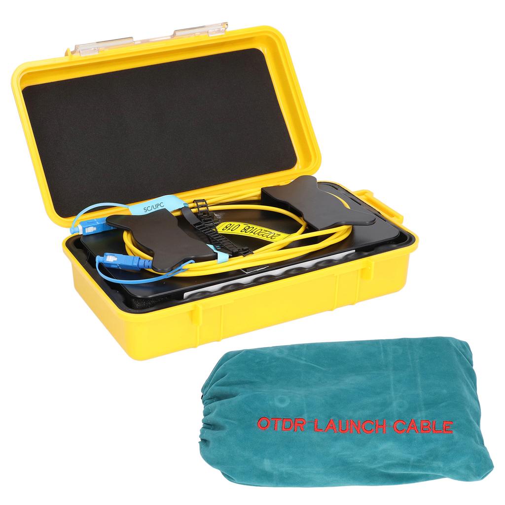 Optical Fiber Test Extension Cord OTDR Launch Jumper Cable Box Single Mode 2000 Meter