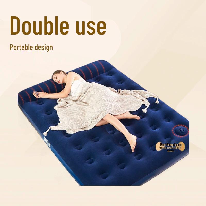 Portable Double/Single Inflatable Bed – Thickened, Widened for Indoor/Outdoor Use