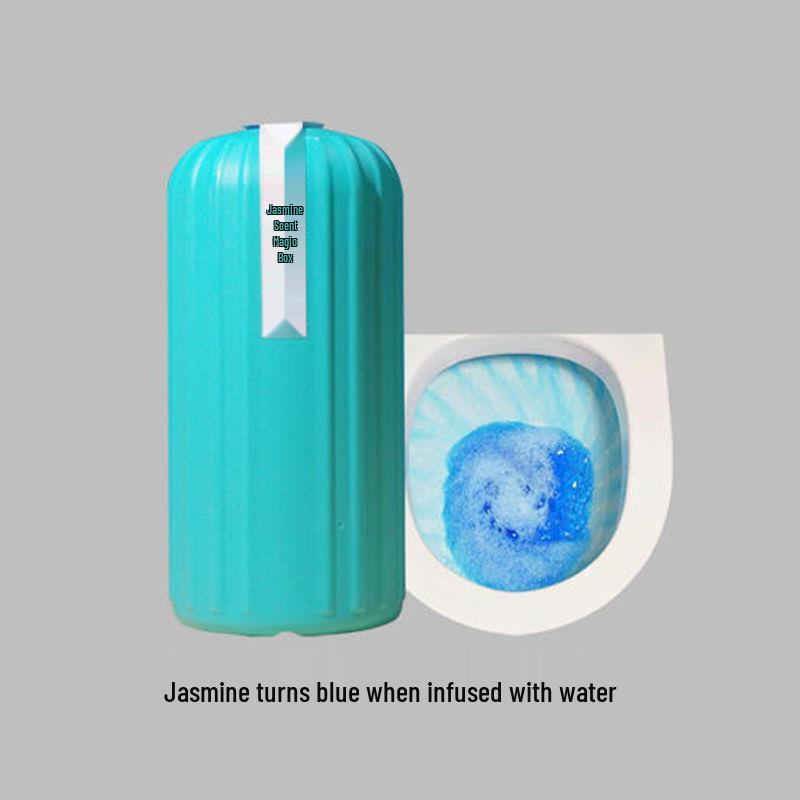 Blue Bubble Aromatic Toilet Cleaner & Deodorizer - Descaling Toilet Magic Box Gadget