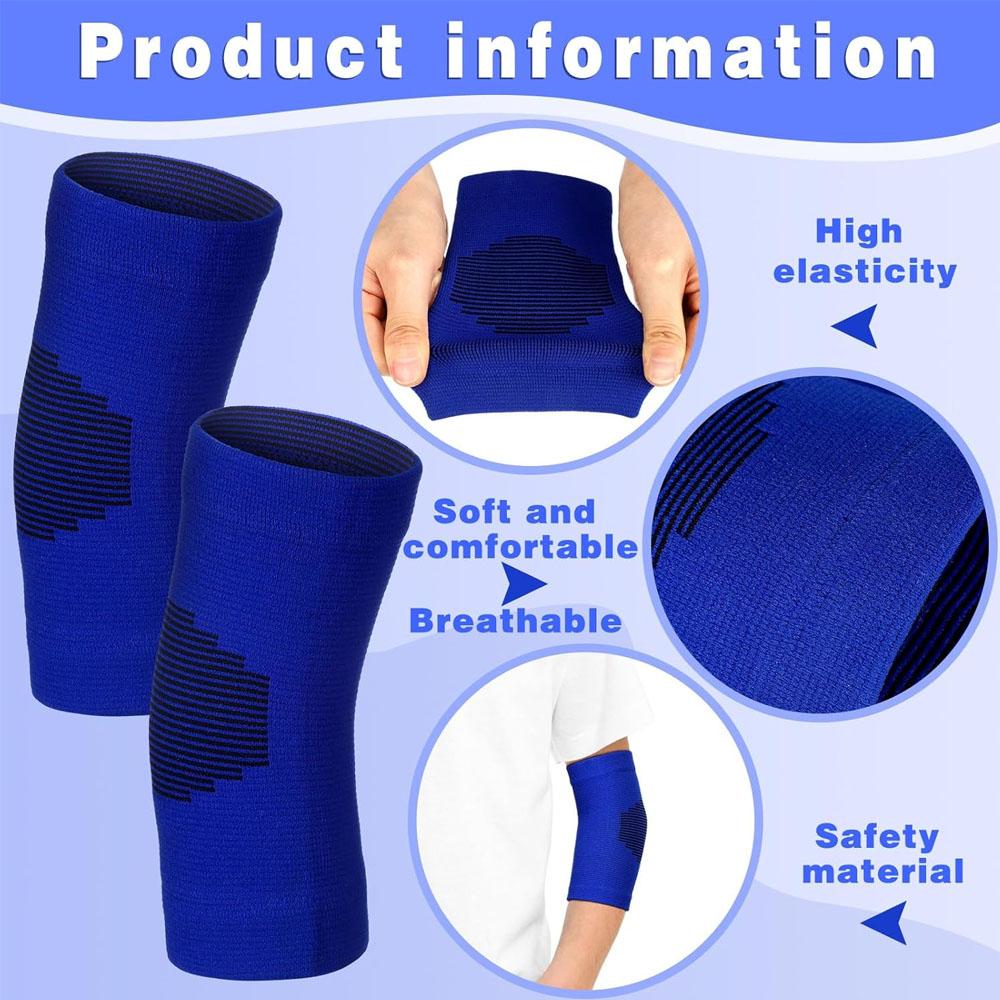 Kids elbow and knee pads,2pcs elbow pads and knee pads, gym arm cover box knee pads for boys and girls, teenagers football