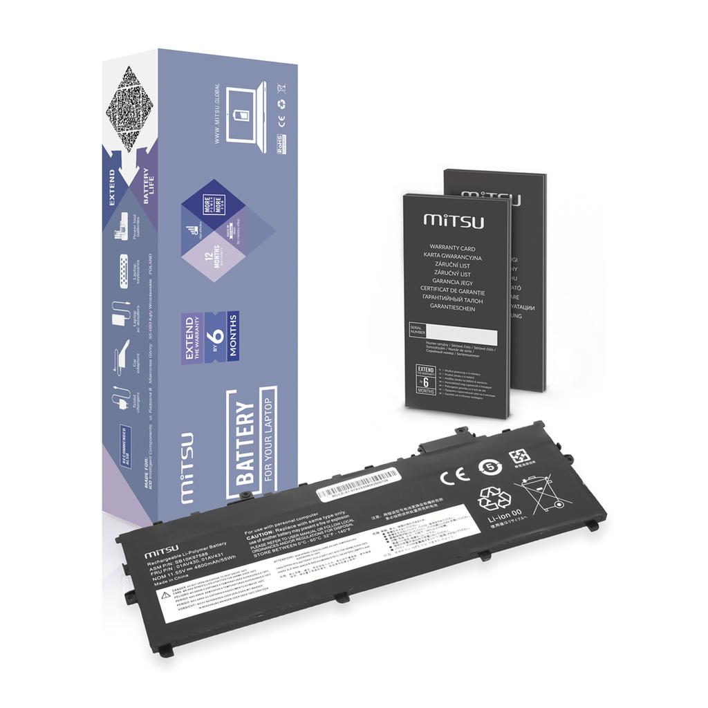 Battery 01AV430 for Lenovo ThinkPad X1 Carbon 5 6 2017 2018