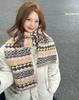 Women Soft Solid Color Scarf Warm Thick Plush Shawl Casual Autumn Winter Fashion Neck Scarf For Daily Outdoor