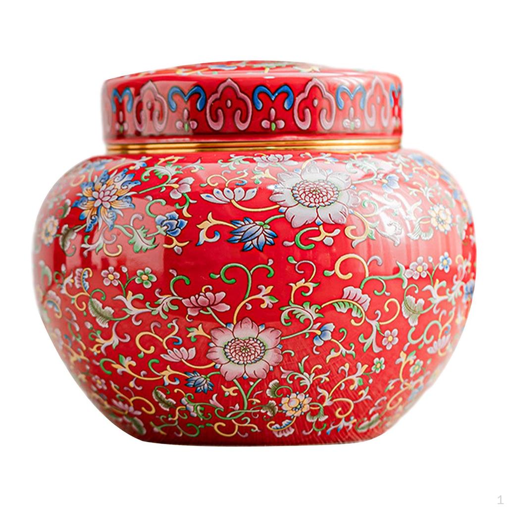 Pot de Rangement en Céramique pour Thé, Pot à Gingembre
