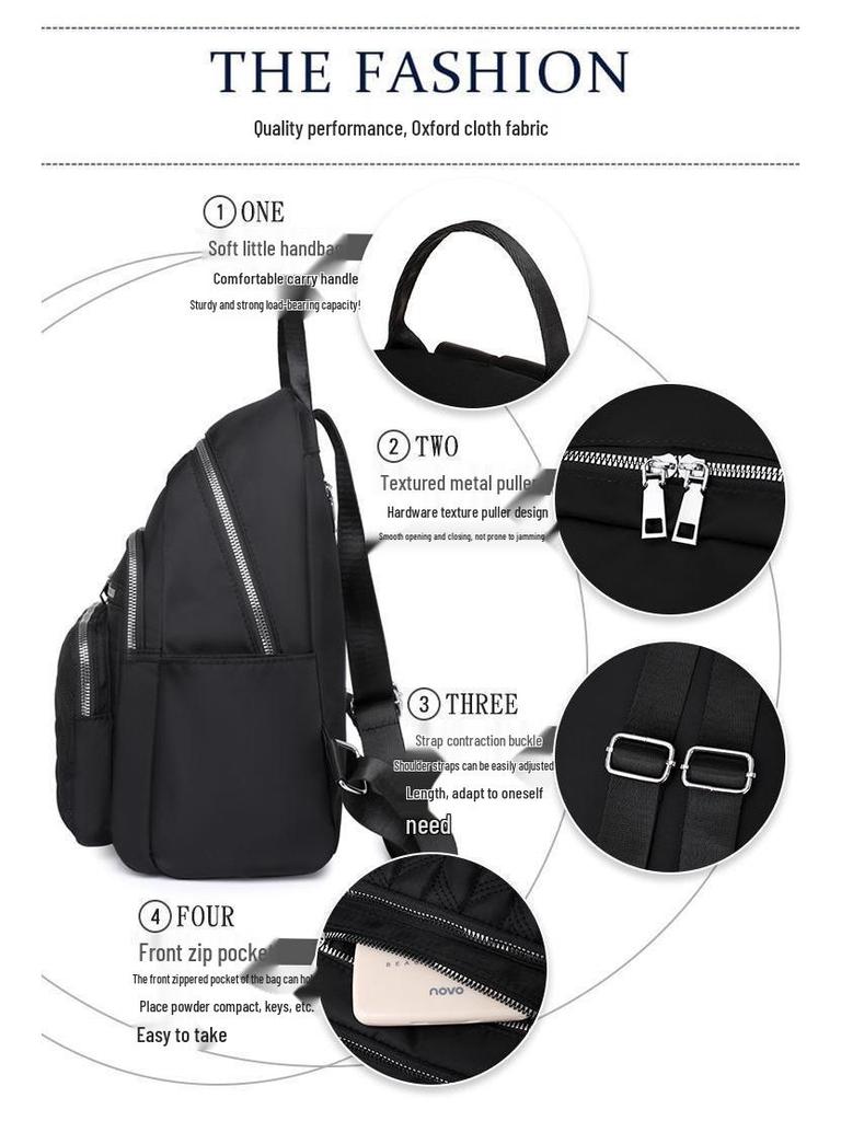 Τσάντα Χιαστί Μικρό Σακίδιο | Διπλής Χρήσης Ύφασμα Oxford