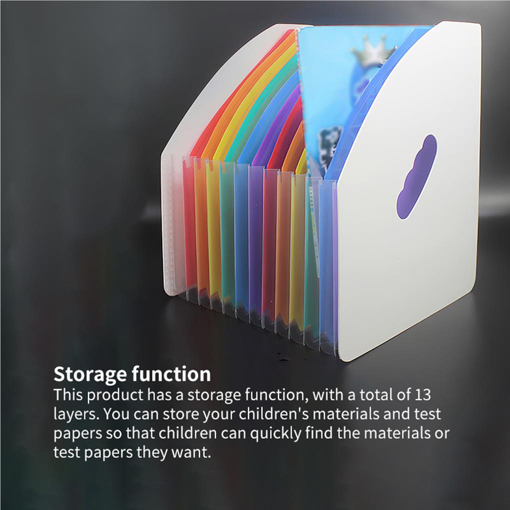 Aktenordner Schutz Klassifizierung Selbsttragende Aufbewahrungsbox Schüler Schulpapier Wasserdichter Kunststoffbehälter Büro