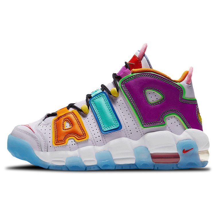 

Кроссовки Nike Air More Uptempo GS белые DH0624-500