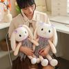 Cute Cute Little White Rabbit Snow Rabbit Doll Plush Toy Little Rabbit Doll Children Soothing Companion Rag Doll