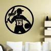 Personalized Baseball Player Wall Decal Custom Name Number Sports Wall Decal Sport Player Jersey Decal Sticker Gifts for Baseball Lover Decor for