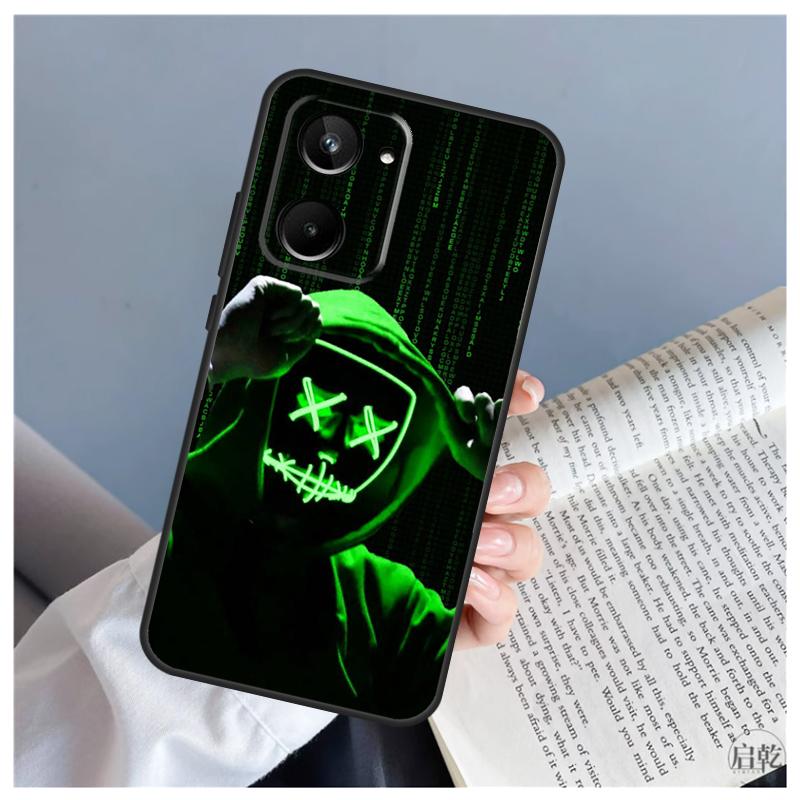 

Matrix Hacker For Realme C61 C63 C71 C55 C67 C51 C75 C65 C53 C35 11 12 13 14 Pro Plus GT6 GT7 15 Pro Case Realme 12 Pro
