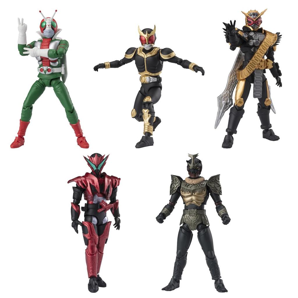 Bandai Shodo-XX Kamen Rider 9 (10 Pieces) Candy Toy/Chewing Gum (Kamen Rider Series)