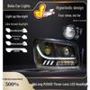 Compatible with Shacman Delong New M3000, X3000, H3000 Headlights: All LED with Four Low Beams and Six High Beams.