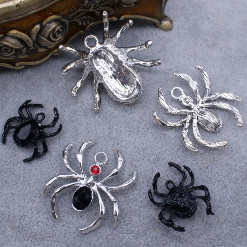Artistics Metal Spiders Decorations for Clothing Embellishment Art Supplies Safe Craft Components