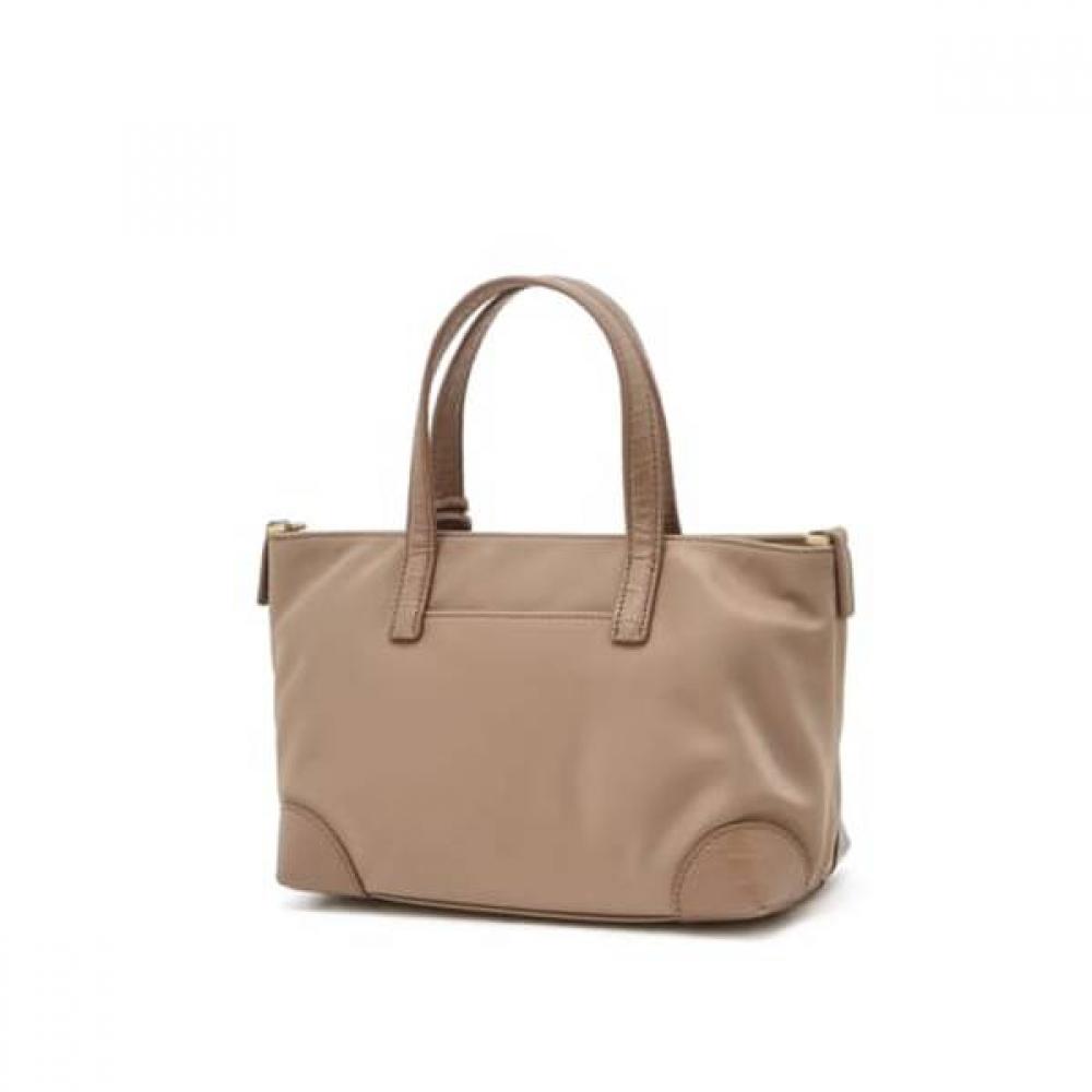 DakS Ivory Crocodile Cowhide Nylon Tote Bag S Dcba6e060p1