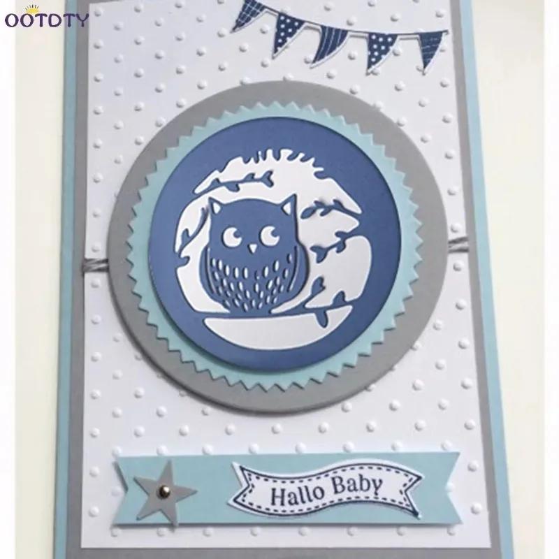 Mental Cutting Dies Owl Bird Cut DIY Scrapbooking Paper Craft Embossing Mould Die Cut Stencils