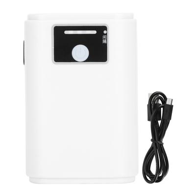 Einzelner Doppelausgang Aquarium UltraLeise Luftpumpe Sauerstoffpumpe für Aquarium mit Leistungsanzeige(ZYN10USB