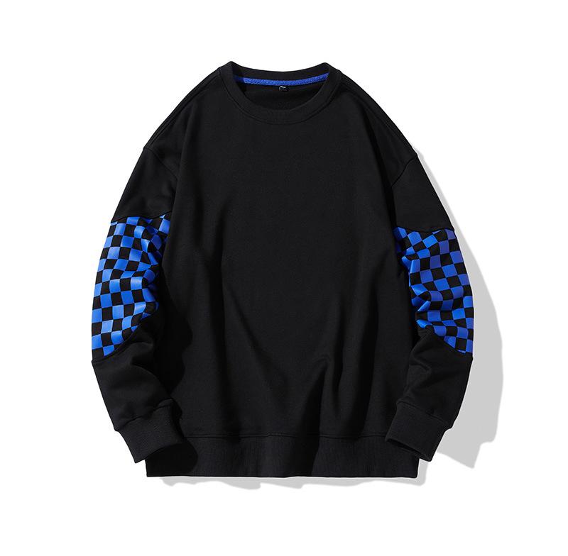 Herren Sweatshirt Frühling und Herbst Lässig Rundhals Pullover Herren Off-Shoulder Sweatshirt Geeignet für Sekundärentwicklung 320g